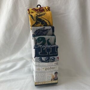 6-Pair Harry Potter Casual Crew Socks Fits Shoe Size 8-12 Wizarding World Gift